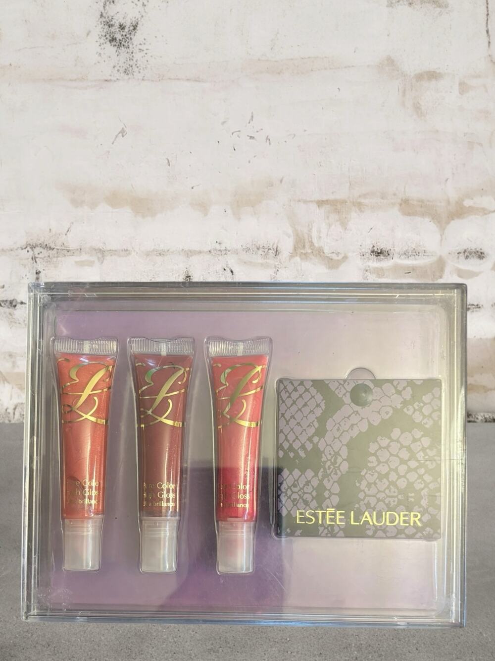 Estée Lauder Pure Color High Gloss Lipstick Set NIB
